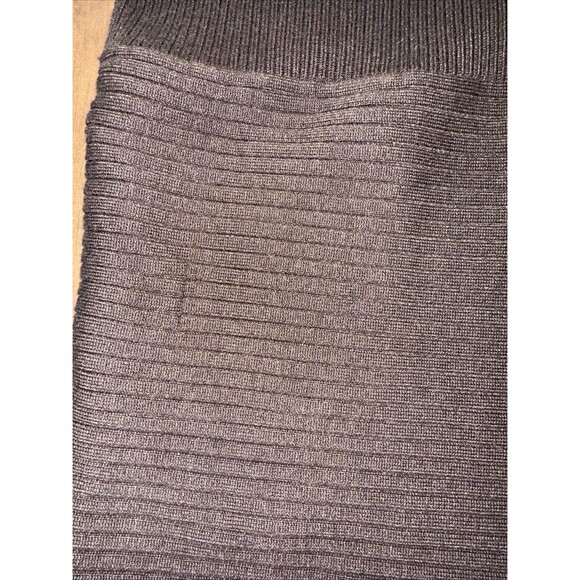 JM Collection Woman Ribbed Flyaway Cardigan Espresso Brown 3X Open Front NWT - Picture 10 of 10